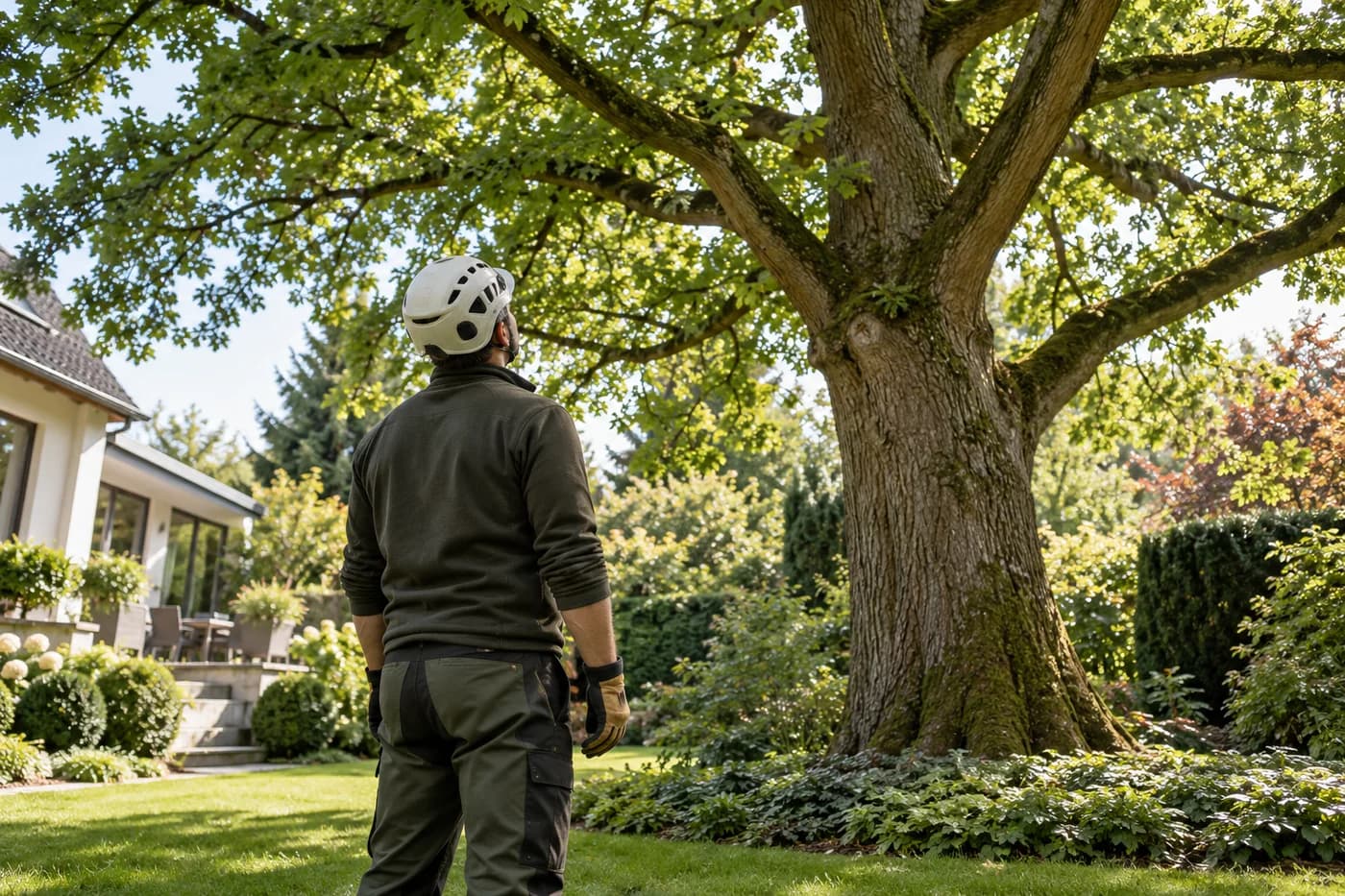 Den Baum und sein Umfeld betrachten
